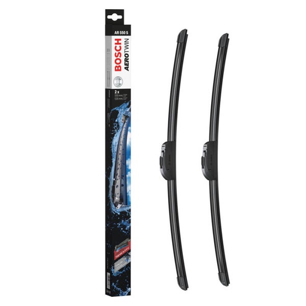 Bosch ruitenwissers Aerotwin AR550S - Lengte: 550/530 mm - set wisserbladen voorzijde