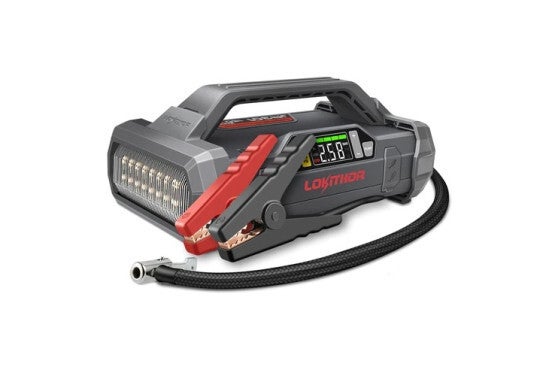 Lokithor JA301 2000A Lithium Jump Starter met 10bar Compressor