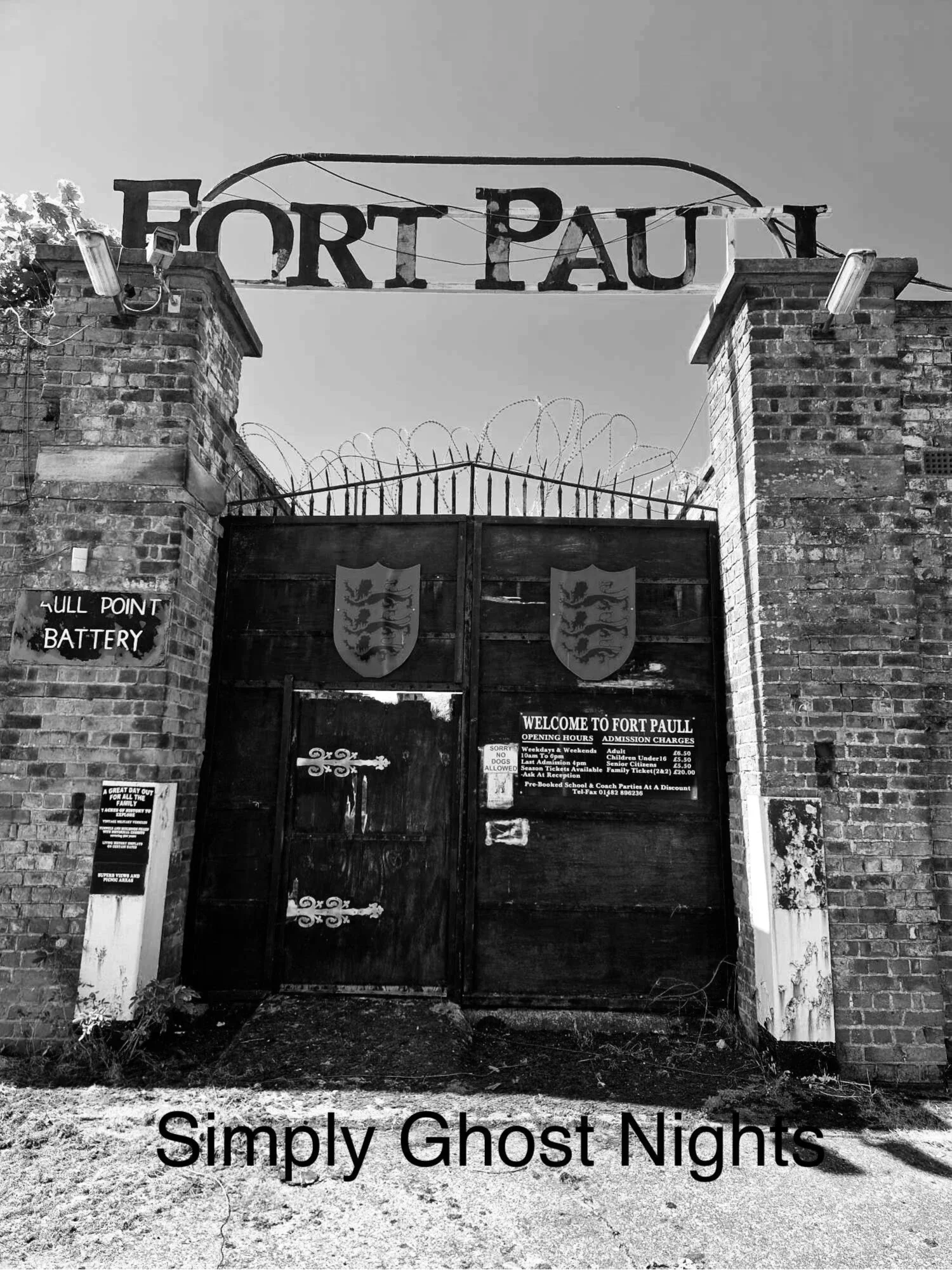 Ghost Hunt @ Fort Paull, Hull Sat April 11th 2026