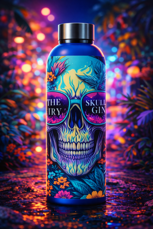 The Skulls dry gin 500ml bottiglia termica 40% Alc