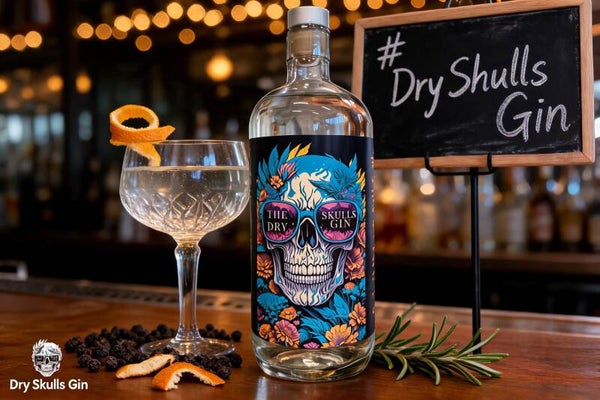 The Skulls dry gin 700ml 40% Alc