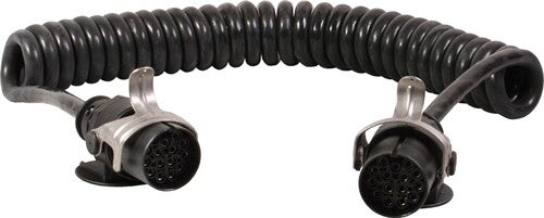 Spiraalkabel cpl. 2x 15-polig stekker