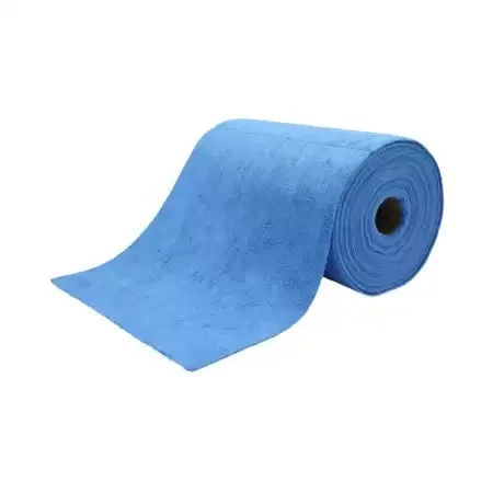 Poetsdoek op rol 75stuks Blauw (wasbaar)
