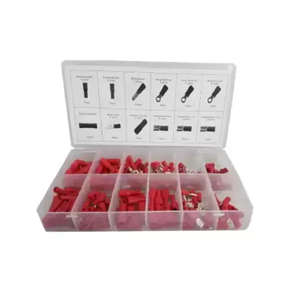 FD-6052 Assortiment Kabelschoen rood 260 pcs