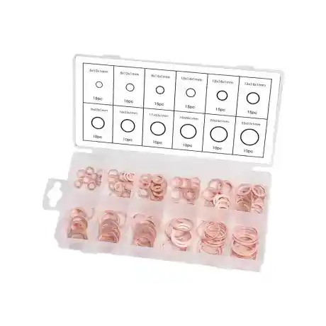 FD-6090 Assortiment Koperen ringen 150 pcs