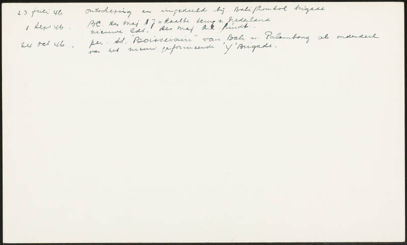 Overzicht van verplaatsingen 2/2