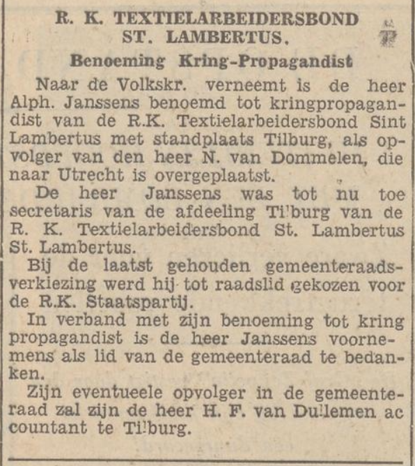 Ontslagname gemeenteraad