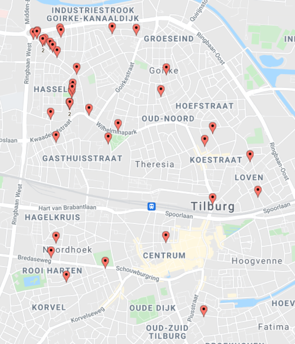 Waar woonden de Janssens?