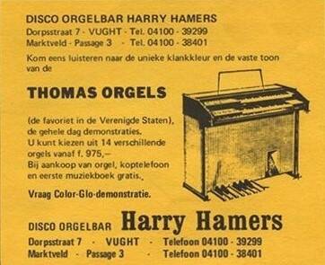 advertentie Harry Hamers 1971