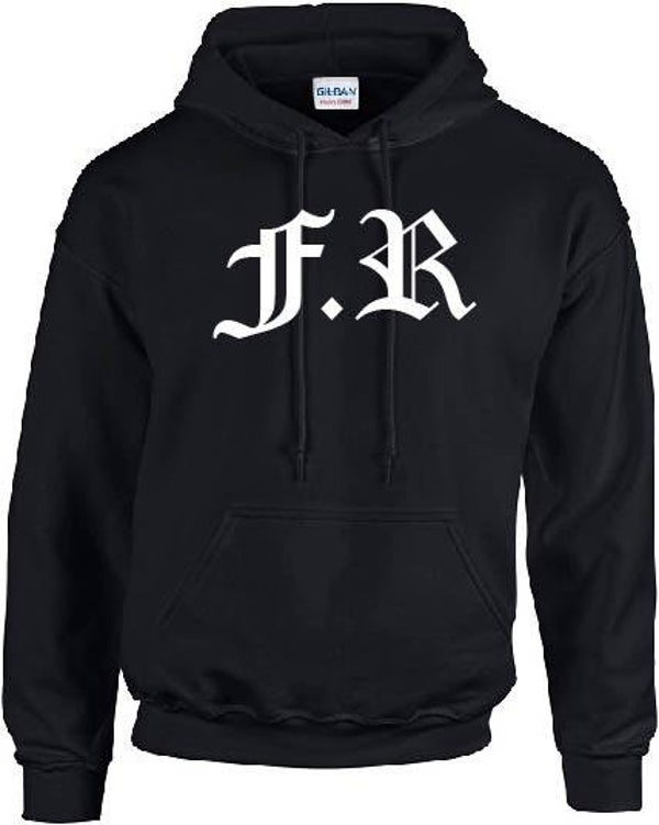 Hooded F.R groot logo.