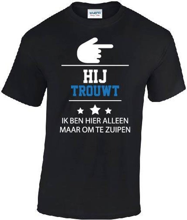 Trouwen 004  Hij trouwt .