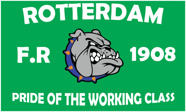 Vlag  Rotterdam Pride of the working class.