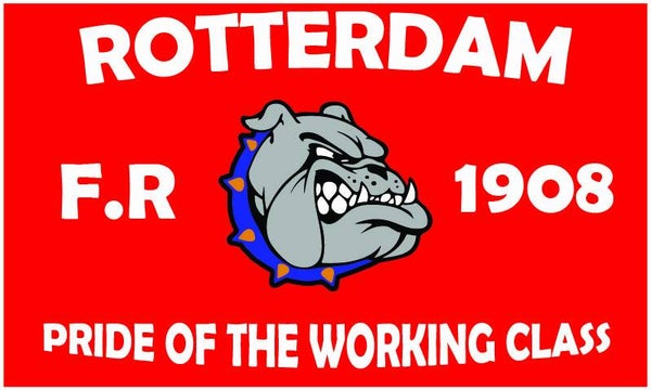 Deur Sticker Rotterdam F.R 1908 Pride of the working class