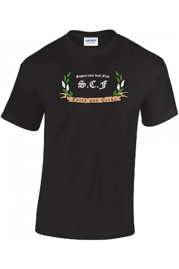 T,shirt Facta non verba Support your local Firm