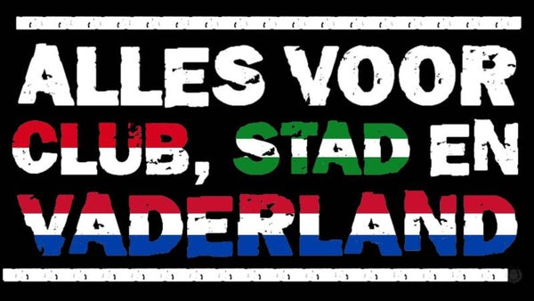 Sticker set alles voor club stad en vaderland.