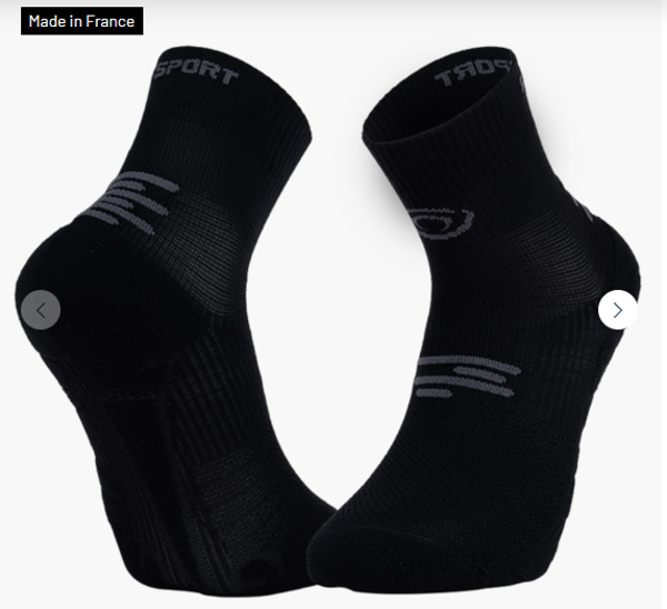 Chaussettes RUN MARATHON Mid Noir/Gris