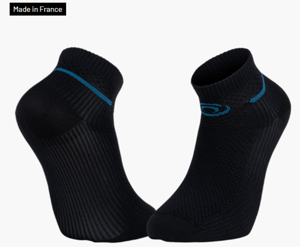 Socquettes Light Run Noir/Bleu