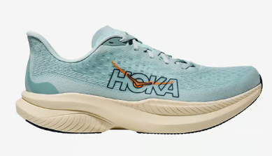 Chaussures HOKA Mach 6 Homme. couleur: bleu clair