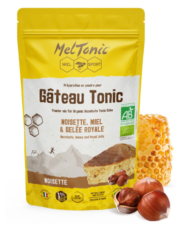 MELTONIC Gâteau énergétique bio Noisette miel gelée royale