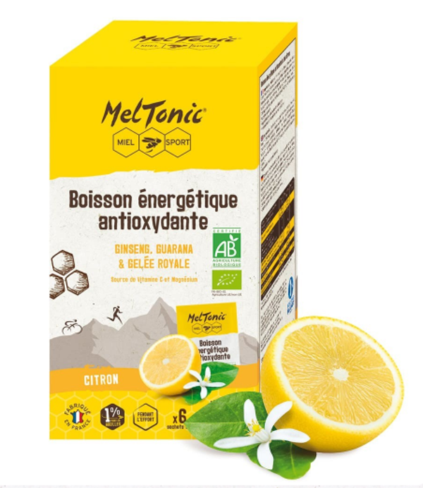 MELTONIC Boisson énergétique bio Citron sachets X6
