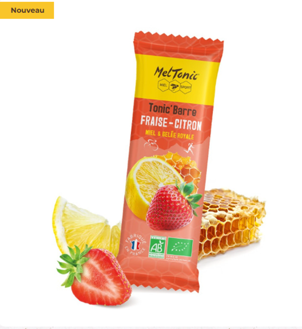 MELTONIC Barre énergétique bio Fraise Citron