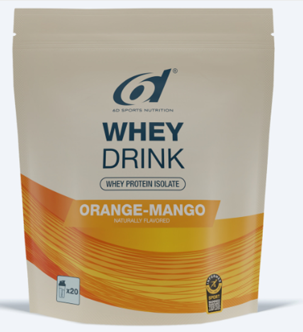 6D Sports Nutrition Whey Drink (orange-mangue)