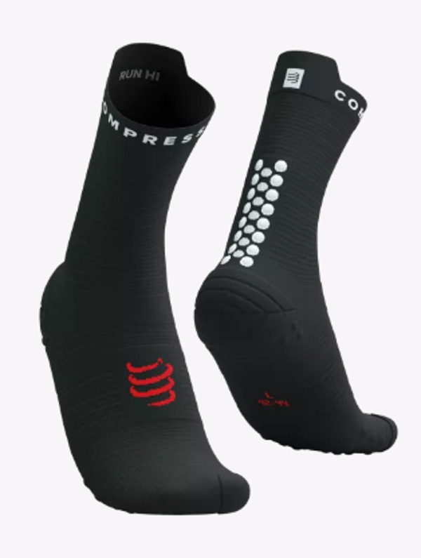 Pro Racing Socks v4.0 Run High - Black/White