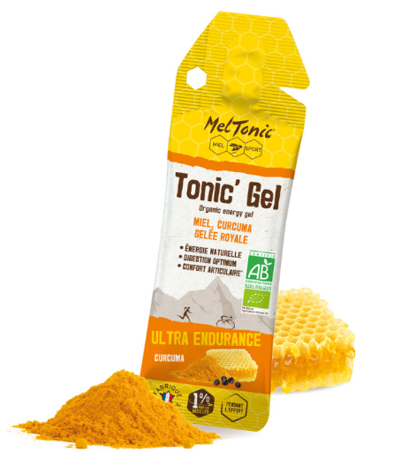 Gel énergétique Ultra Endurance bio Miel curcuma gelée royale