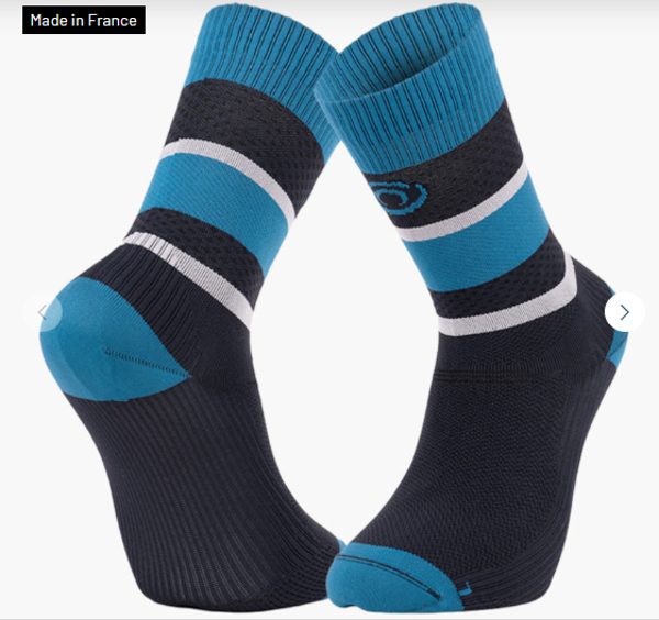 Chaussettes LIGHT RUN Noir/Bleu