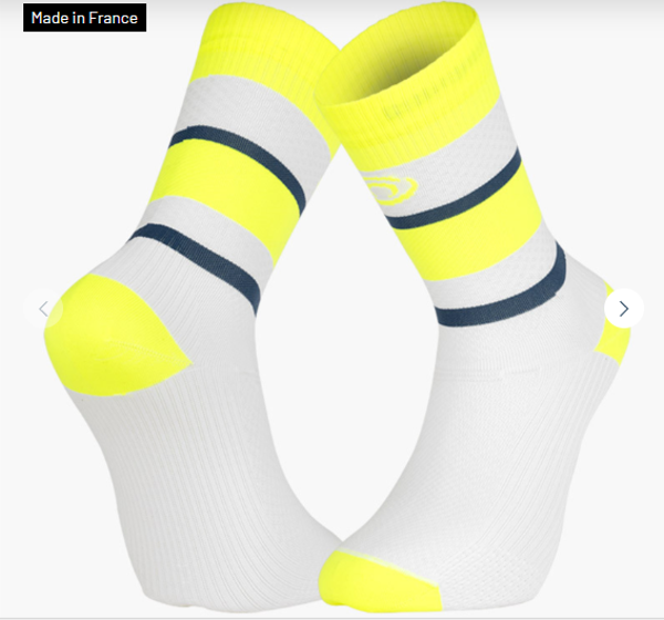 Chaussettes LIGHT RUN "IBIZA" Jaune/Bleu