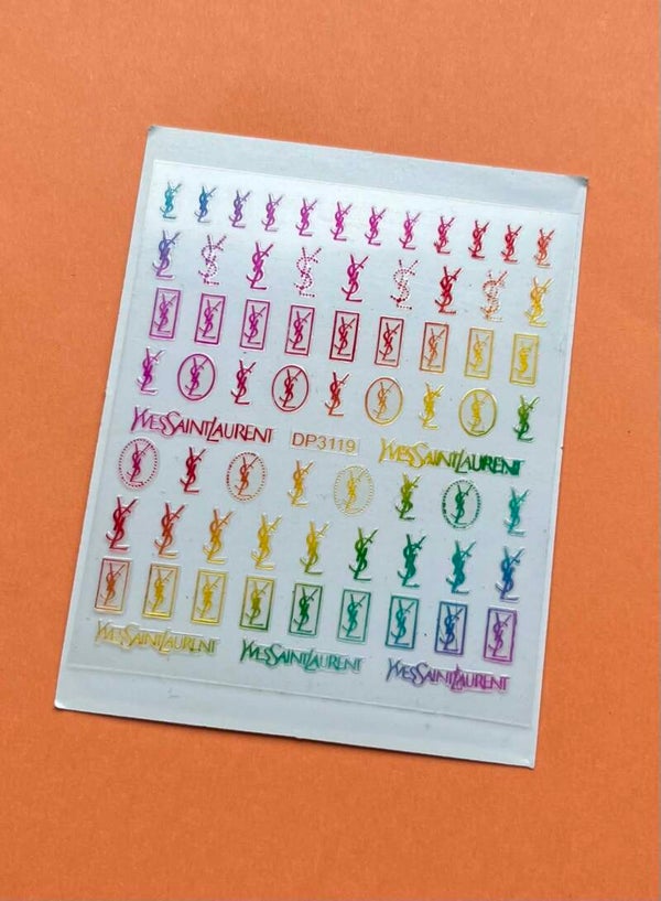 Groot vel regenboog yves saint laurent (168)