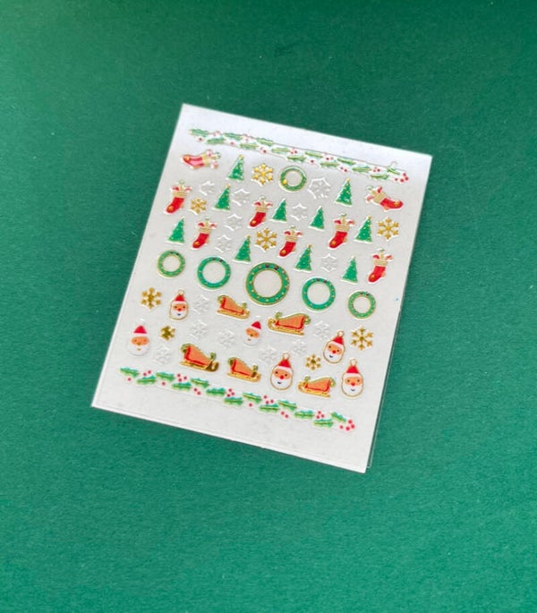 Kerst nagelstickers (19)