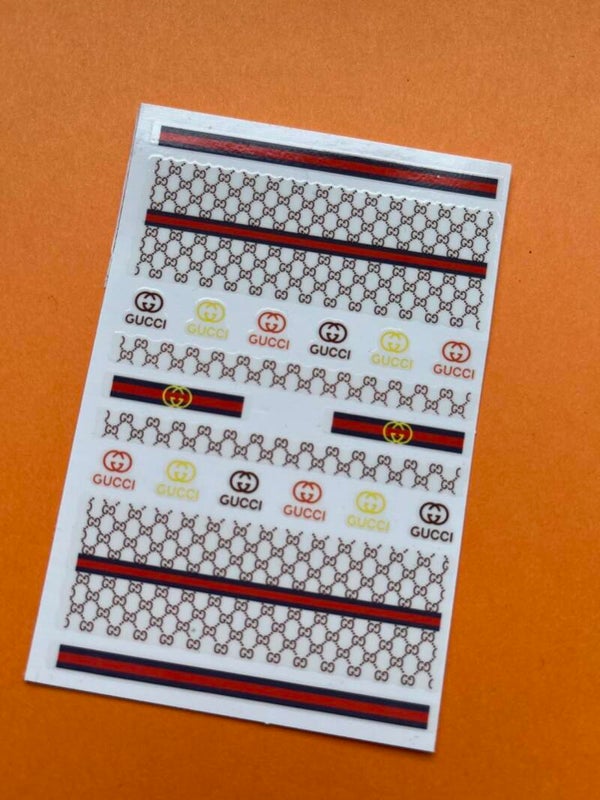 Gucci nagelstickers (19) mist 1 sticker