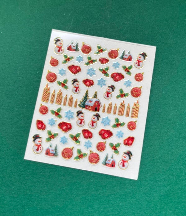 Kerst nagelstickers (21)