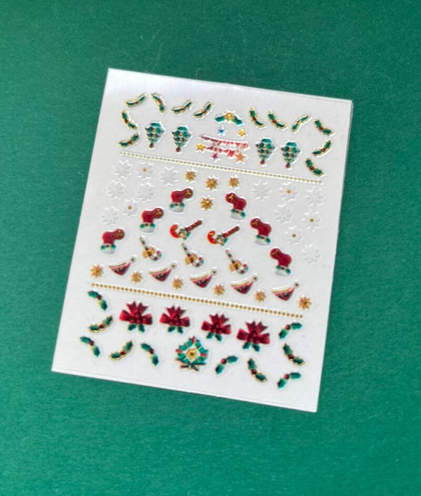 Kerst nagelstickers (22)