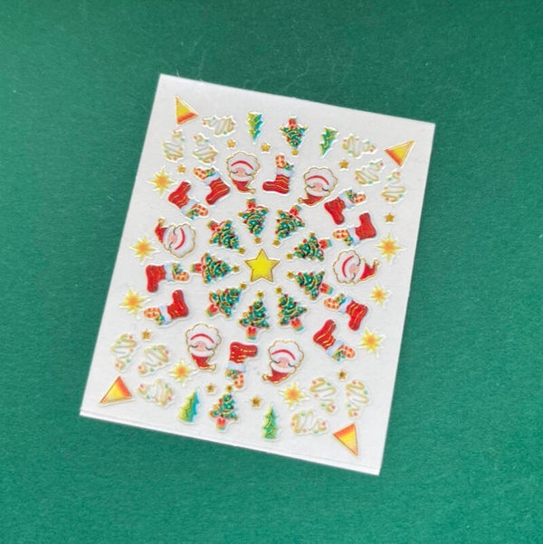 Kerst nagelstickers (23)