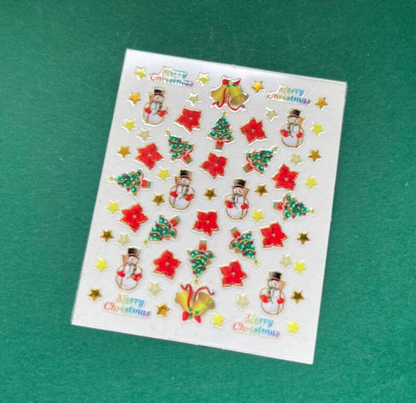 Kerst nagelstickers (27)