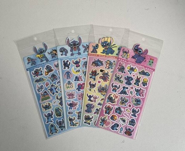 Stitch stickervellen  (leuk voor de kids)