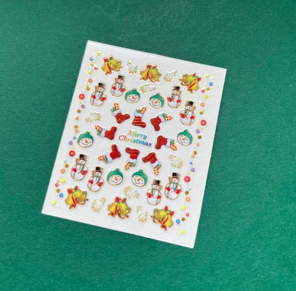 Kerst nagelstickers (33)