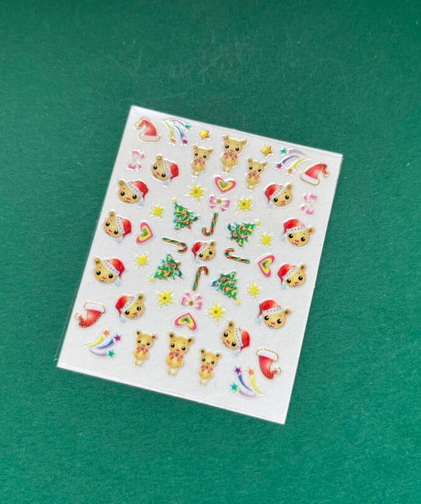 Kerst nagelstickers (35)