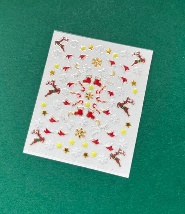 Kerst nagelstickers (41)