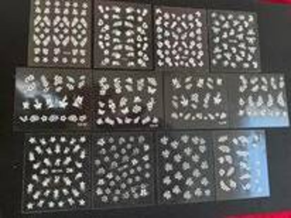 12 velletjes nagelstickers (set6) 1 set beschikbaar