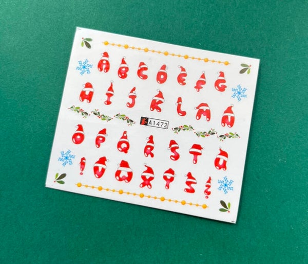 Kerst waterdecals (72)
