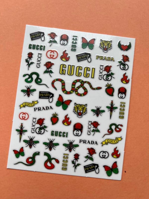 nagelstickers Gucci-Prada (74)