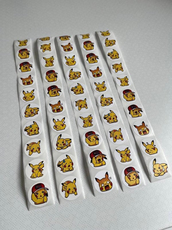Pokemon stickers (set van 100 stickers)