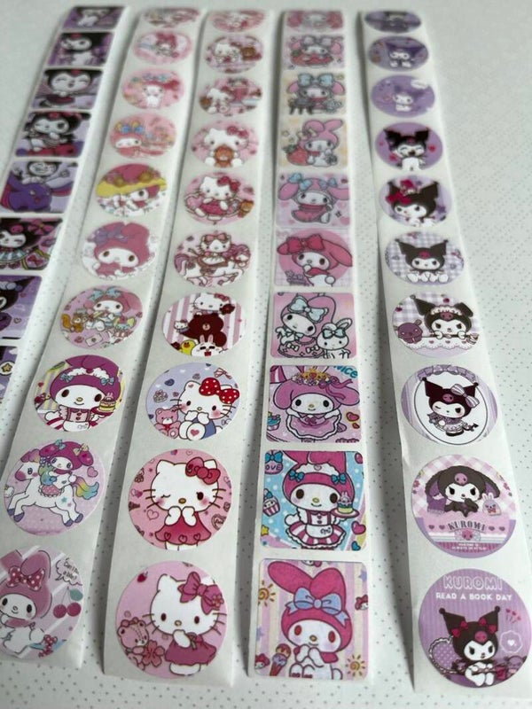 Sanrio stickers (set 100 stickers )