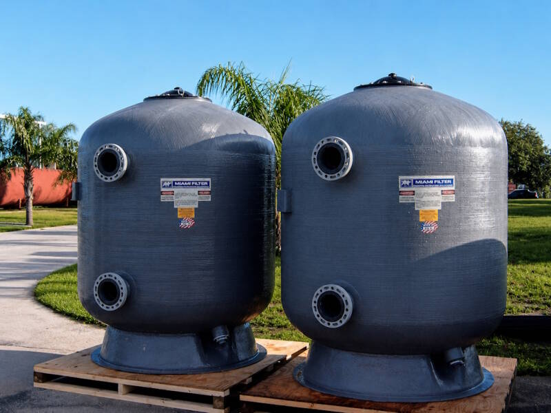 VCOM Series vertical sand filters