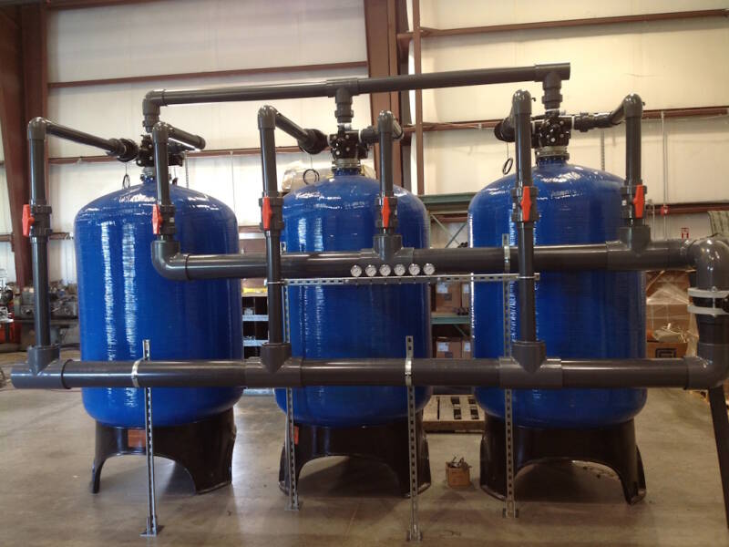 Commercial muti-media filter systems for reverse osmosis pretreatment