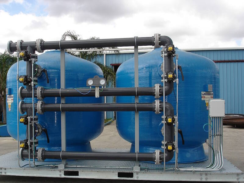 Gypsum reduction system for industrial process water treatment