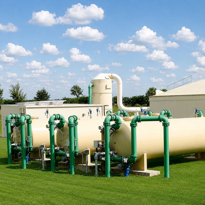 Iron and organics reduction in a municipal water treatment application